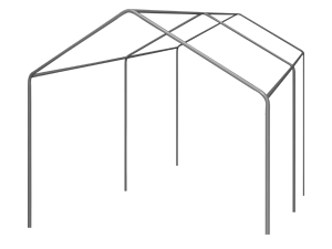 Partytent frames